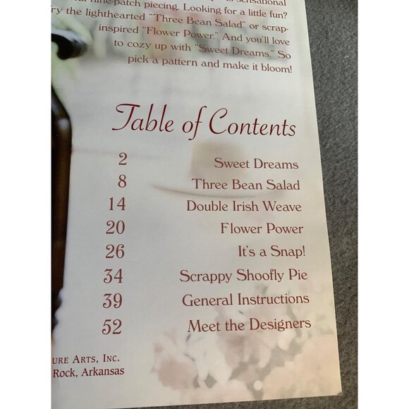 Wild About Flowers! 6 Quilting Sewing Patterns Book by Cotton Pickin Designs - Picture 8 of 9